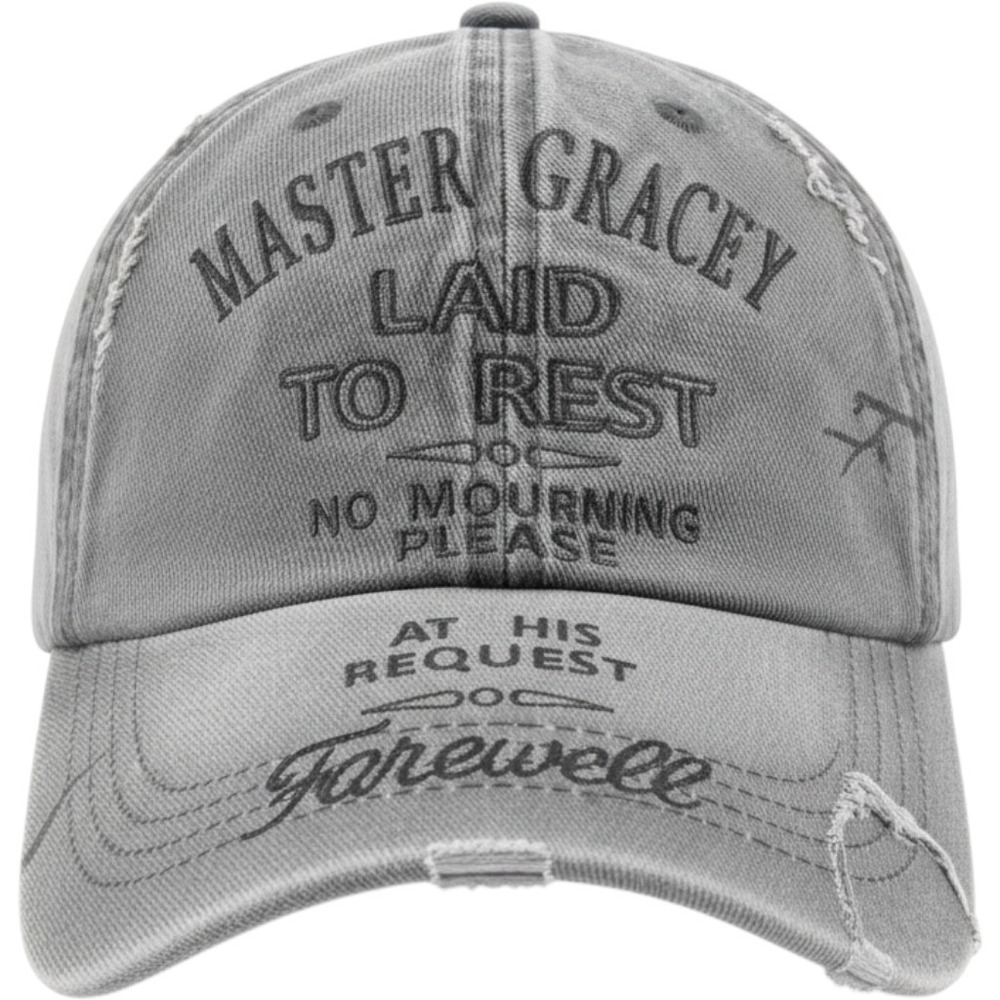 Disney Haunted Mansion Master Gracey Hat Adult 57-61CM Gray Baseball Cap